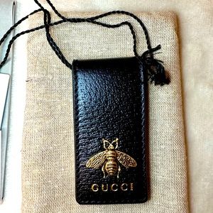 NWT ANIMALIER LEATHER MONEY CLIP